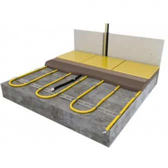 Pachet cablu incalzire in pardoseala pentru sapa CF Technics, (17W) 3300W, termostat digital cu senzor de pardoseala inclus, 194.1 m