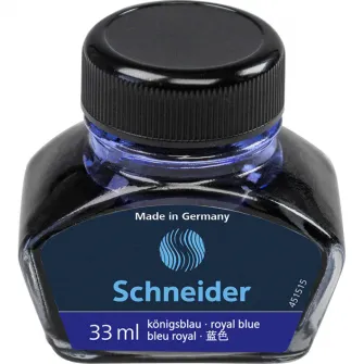 Pachet Cerneala Schneider 33ml, albastru + Piston convertor