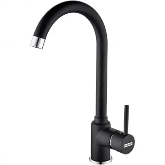 Pachet chiuveta bucatarie fragranite Franke ROG 610, 510 mm + Baterie Pola 1.0 + Dozator sapun, Negru