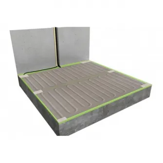 Pachet complet covor aluminiu incalzire in pardoseala pentru parchet CF Technics, 10 mp, 1400 W, cu termostat WIFI control C 16