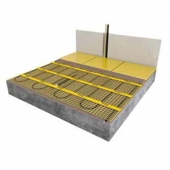 Pachet covor incalzire in pardoseala CF Technics, 375W, termostat digital cu senzor de pardoseala inclus, 2.5 m²
