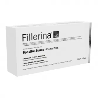 Pachet Fillerina 932 zone specifice, Gradul 4 Plus, 15 ml + 7 ml