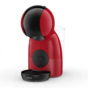 Espressor cu capsule KRUPS NESCAF Dolce Gusto Piccolo XS KP1A3510, 15 bari presiune, 1600 W, capacitate rezervor 0.8 L, functie Eco, negru & rosu
