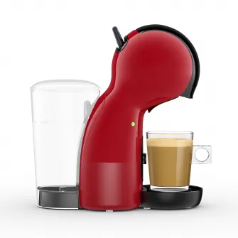 Espressor cu capsule KRUPS NESCAF Dolce Gusto Piccolo XS KP1A3510, 15 bari presiune, 1600 W, capacitate rezervor 0.8 L, functie Eco, negru & rosu