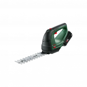 Foarfeca pe acumulator de tuns iarba/arbusti Bosch AdvancedShear 18V-10, 18 V, 200 mm lungime cutit, 100 mm latime cutit, 8 mm distanta dinti, cutit iarba 100 mm, cutit arbusti 200 mm, fara acumulator si incarcator in setul de livrare