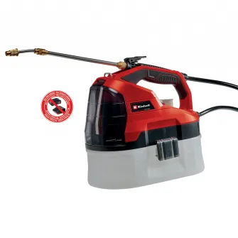 Pulverizator electric pe acumulator Einhell PXC GE-WS 18/35 Li-Solo Power X-Change 18V, rezervor 3.5 L, presiune max. 2.5 bar, furtun 140 cm, pompa automata pentru fertilizarea plantelor, fara acumulator si incarcator in setul de livrare
