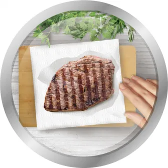 Pachet Prosoape de hartie Zewa Jumbo, 3 straturi, 2 role, 460 foi
