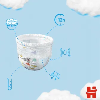Pachet Scutece chilotel Huggies Pants Mega Pack 4,, Boy, 9-14 kg, 104 buc