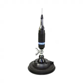 Pachet Statie radio CB PNI Escort HP 8900 ASQ, 12-24V + Antena CB PNI S75 cu baza magnetica