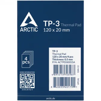 PAD Termic TP-3, 120x20mm, 0.5mm, 4 Pack
