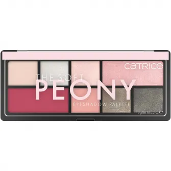 Paleta de farduri pentru ochi Catrice The Soft Peony Eyeshadow Palette, 9 g