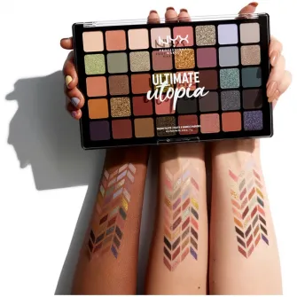 Paleta farduri de pleoape NYX PM Ultimate Ulti Shadow 1W Utopia, 40 g