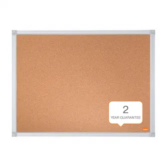 Panou NOBO Essentials, pluta, 60x45 cm, rama aluminiu, natur