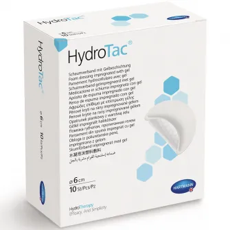 Pansament rotund Hartmann, HydroTac, diametru 6 cm, 10 buc
