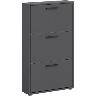 Pantofar Sam, 59x103x17cm, 3 compartimente, culoare antracit