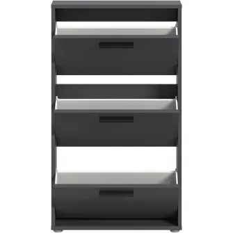 Pantofar Sam, 59x103x17cm, 3 compartimente, culoare antracit