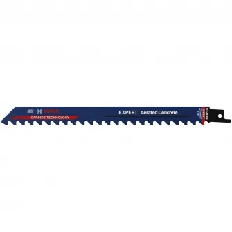 Panza de fierastrau sabie Bosch Expert Aerated Concrete S 1141 HM 2608900408, 8.5 mm spatiere dinti, 225 mm lungime