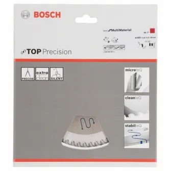 Panza fierastrau circular Bosch Top Precision, 165 x 20 x 1.8 mm