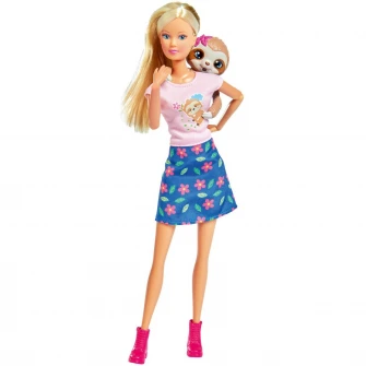 Papusa Steffi Love - Steffi cu prietenul somnoros, 29 cm