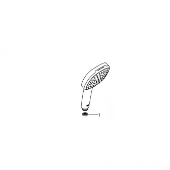 Para de dus Grohe Vitalio Comfort 110, universala, 2 functii, 110 mm, crom, 26925001