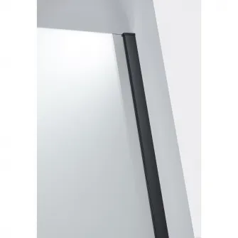 Paravan dus walk in Belform Infinity 800x2000 mm, profil negru mat, sticla securizata 8 mm, nanoglass