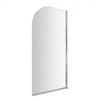 Paravan fix pentru cada Kring 140x80 cm, sticla transparenta 6mm, profil cromat