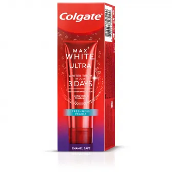 Pasta de dinti Colgate Max White Ultra Freshness Pearls pentru albire, 50 ml