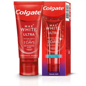 Pasta de dinti Colgate Max White Ultra Freshness Pearls pentru albire, 50 ml