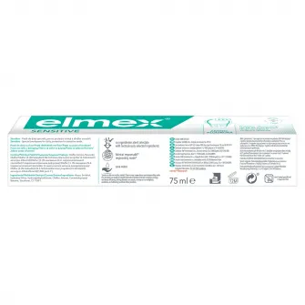 Pasta de dinti elmex Sensitive, pentru dinti sensibili, 75 ml