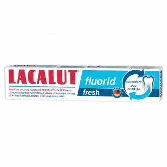 Pasta de dinti Lacalut Fluorid Fresh, 75 ml