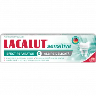 Pasta de dinti Lacalut Sensitive Whitening, 75 ml