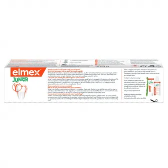 Pasta de dinti pentru copii elmex Junior, varsta 6-12 ani, 75 ml