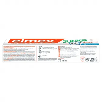 Pasta de dinti pentru copii elmex Junior, varsta 6-12 ani, 75 ml