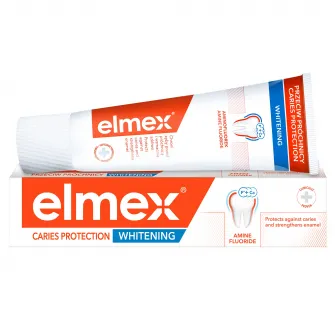 Pasta de dinti pentru protectie anticarie Elmex Anti Caries Whitening, 75 ml