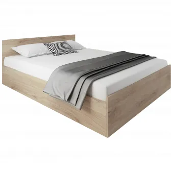 Pat Irim Krasy 160x200 cm, suport saltea, culoare Sonoma