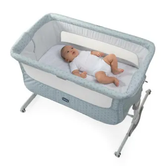 Patut co-sleeper pentru bebelusi Chicco NEXT2ME Dream, sage, 0 luni+