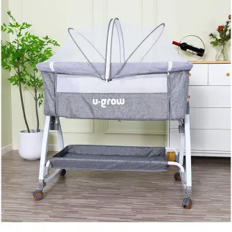 Patut U-Grow 2 in 1, Co-Sleeper cu functie de leagan,