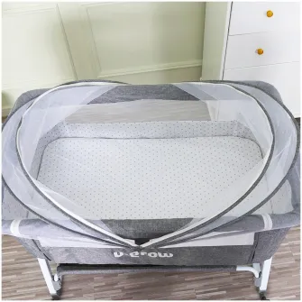 Patut U-Grow 2 in 1, Co-Sleeper cu functie de leagan,