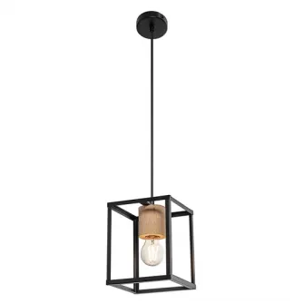 Подвеска Ledvance Decor Nairobi, E27, макс. 15 Вт, IP20, 135 см, сталь/дерево, черный
