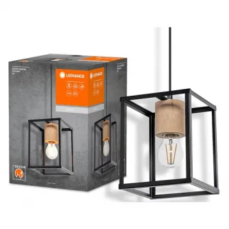 Подвеска Ledvance Decor Nairobi, E27, макс. 15 Вт, IP20, 135 см, сталь/дерево, черный