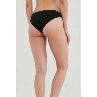Penti, Chiloti cu talie joasa, fara cusaturi, Negru, M