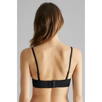 Penti, Sutien balconette, Negru, 75B