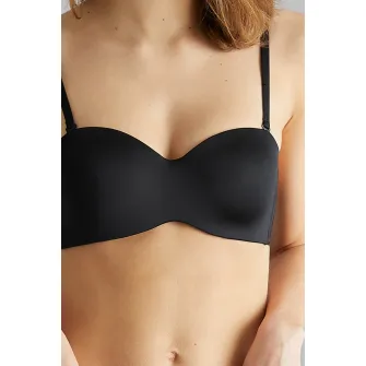 Penti, Sutien balconette, Negru, 75B