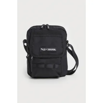 Pepe Jeans London, Geanta crossbody Timothy Core, Negru