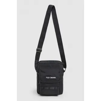 Pepe Jeans London, Geanta crossbody Timothy Core, Negru