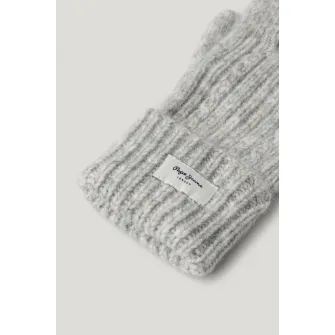 Pepe Jeans London, Manusi tricotate, Gri melange