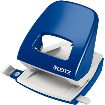 Perforator metalic Leitz 5008 NeXXt Series, 30 coli, Albastru