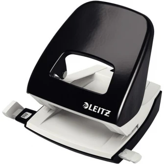 Perforator metalic Leitz 5008 NeXXt Series, 30 coli, Negru