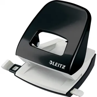 Perforator metalic Leitz WOW 5008 NeXXt Series, 30 coli, negru