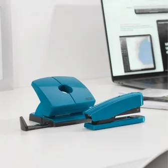 Perforator Novus B 220 color ID 2.0, 20 coli, bright petrol